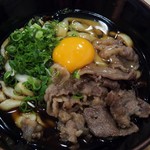 伊勢うどん　太田屋 - 伊勢肉月見うどん