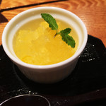 あじ彩　真 - デザートもあるよー。あまなつのゼリー。