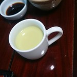 Yunominesou - 枝豆のスープ。温かい。