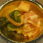 焼肉虎龍 浪漫亭ROMANTEI - キムチ盛り合わせ