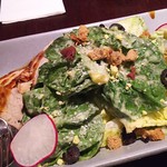 PASTA HOUSE AW kitchen - 1707_PASTA HOUSE AW kitchen Jakarta_CEASER SALAD＠68,000Rp(シーザーサラダ)  + ADD GRILLED TERIYAKI CHICKEN@20,000Rp(シーザーサラダに照り焼きチキントッピング) 