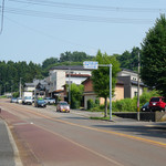 お菓子工房 十三夜 - 秋葉公園に向かって進み
