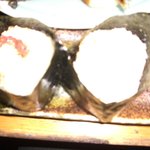 山葵 - 梅と鮭のおにぎり