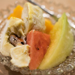 うを徳 - 2017.7 タイ産ドリアン、宮崎マンゴー、北海道でんすけすいか、静岡クラウンメロン