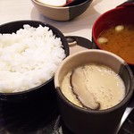 Washoku Sato - 1707_Washoku Sato-和食さと- Central Park_ごはんセット(ごはん、みそ汁、茶わん蒸し)＠26,800Rp