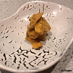 日本料理 TOBIUME - 対称 胡麻豆腐と山口県萩産の赤海胆