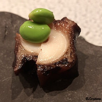 日本料理 TOBIUME - 関門海峡産の蛸の柔らか煮と枝豆のビール漬