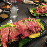 どうげん - どうげん名物‥店長おまかせ‥ごちゃ盛り（厳選赤身肉）