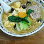 なにや - 五色麺のかきたまご麺2016年12月30日