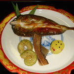 花月 - 珍しい鮎のひらき