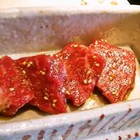飛騨牛一頭家 馬喰一代 銀座 - ランチセットのお肉。