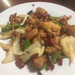 中国四川料理 天府仙臺 - 2017年7月。スパイシーチキン900円。