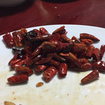 中国四川料理 天府仙臺 - 2017年7月の唐辛子全部。