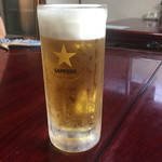 中国四川料理 天府仙臺 - 2017年7月。生ビール450円。