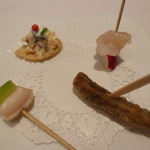 カンパーニュ - 目光、オコゼ、アマゴ、マンボーを野菜と