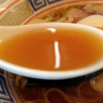 ほっこり中華そば もつけ - 味玉中華そば（スープ）