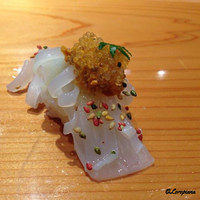 天寿し 京町店 - 烏賊に海胆と飛っ子と京胡麻