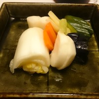 鰻割烹 伊豆栄 本店 - お新香