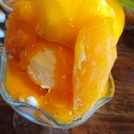 印度料理シタール - この時期ならではのマンゴーパフェ♪