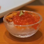 鮨 井上 - イクラと雲丹