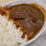 カレーハウスCoCo壱番屋 - 近江牛カレー3辛  クリームが付いて来ますよ