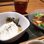 Yakitori Chidori - 1707_Yakitori Chidoriｰちどりｰ_POWER LUNCH(A+A)＠99,000Rp チキン南蛮とチキンサラダ