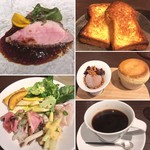 Sincere ＋ - メイン&デザート&ブリオッシュ&コーヒー&3皿目( ´艸｀)