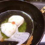 味 ふくしま - 鱧と叩きおくらの椀物