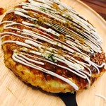 鉄焼きサカバ ハナ - 豚玉お好み焼き７５０円