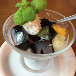 沙羅英慕 豆豆 - スパゲッティーグラタンセットのデザート コーヒーゼリー