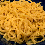 じょっぱりラーメン - つけ麺正油の麺UP