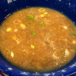 じょっぱりラーメン - つけ麺正油のスープ割