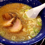 じょっぱりラーメン - つけ麺正油のつけ汁