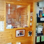 日曜日のそば屋　手打ちそば　ささ藪 - 蕎麦打ち部屋、お水•お茶はご自由に