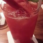 スイカのカクテル