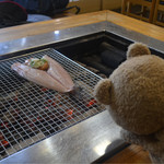 炉ばた ちどり - ほっけのちゃんちゃん焼きを眺めるの図