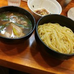 ラーメン哲史 - 鴨叩き醤油つけ麺