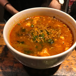 炭火焼肉 いろり亭 - ユッケジャンスープ