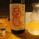 まる富 - 29年7月　石鎚　純米初　袋吊りしずく酒