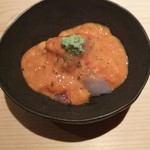 鮨 さかい - 牡丹海老にバフンウニがたっぷり