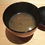 鮨 さかい - お味噌汁