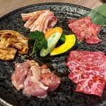 焼肉 桜咲 - 彩里5点盛り…2980円