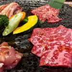 焼肉 桜咲 - 彩里5点盛り…2980円