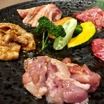 焼肉 桜咲 - 彩里5点盛り…2980円