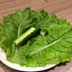 焼肉 桜咲 - サンチュ盛り…450円