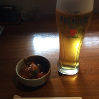 馬桜 下通り店 - ビールとお通しのラタトゥイユ
