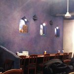 ダバ インディア - 壁も青