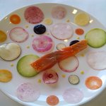 MAISON LAFITE - サーモンの周りを根菜が彩ります