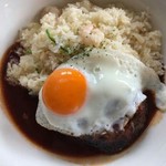 わかの屋 - ハンバーグピラフ