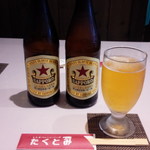 とんかつ&ハンバーグ たくとみ - ビール